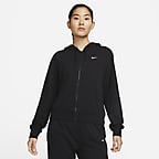 売れ筋商品|||ナイキ パーカー・スウェットシャツ アウター レディース Women's Dri-FIT One French Terry Full-Zip Hoodie Black Nike Dri-FIT One Women's Full-Zip French Terry Hoodie (BLACK